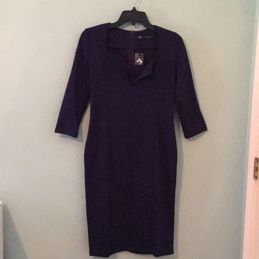 Purple dress, great for office or church